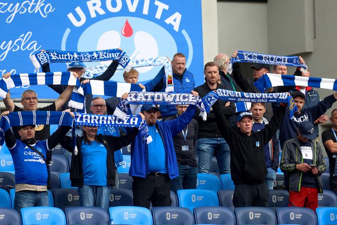 Kibice na meczu Ruch Chorzów - ŁKS