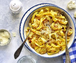 Tagliatelle z kalafiorem - idealny obiad na ciepłe dni