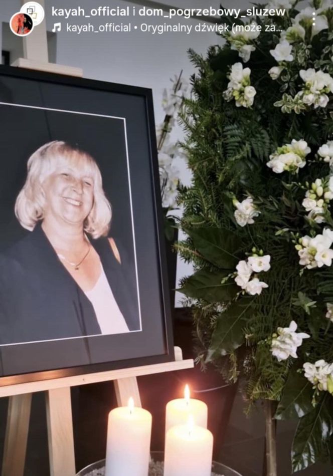 Kayah pożegnała mamę