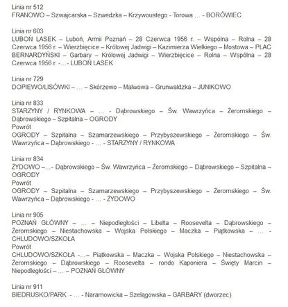17. PKO Poznań Maraton - zmiany w rozkładzie MPK
