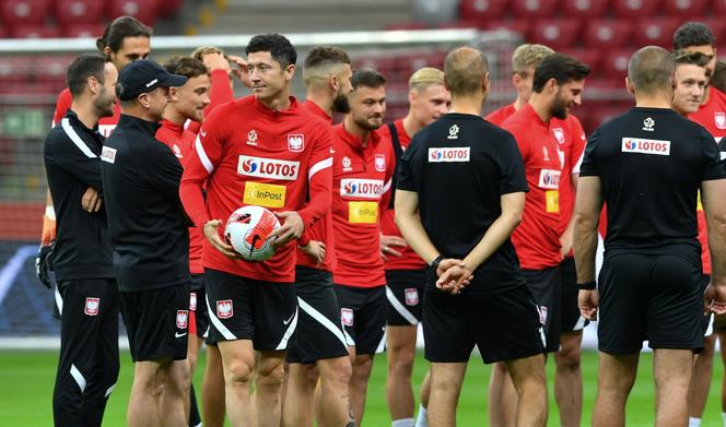 Trening buiało-czerwonych przed meczem Polska - Belgia