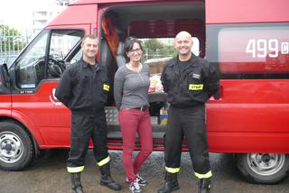 Policjanci z bydgoskich Wyżyn  wraz z OSP w Szubinie zorganizowali zbiórkę pieniędzy dla Sośna