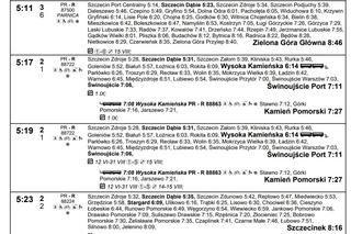 Rozkład jazdy PKP dla stacji Szczecin Główny 11 czerwca 2023 rok