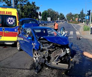 Radom. Wypadek karetki