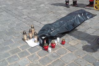 Protest ratowników medycznych we Wrocławiu