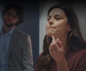 M jak miłość odc. 1874. Kasia (Paulina Lasota), Mariusz (Mateusz Mosiewicz