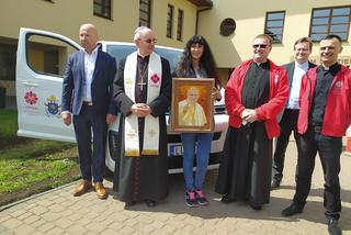 Lublin - Franciszek, Caritas i samochód dla Charkowa