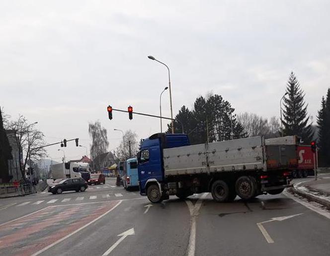 Ogromne protesty kierowców na Słowacji