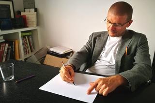 Konieczny w swojej pracowni