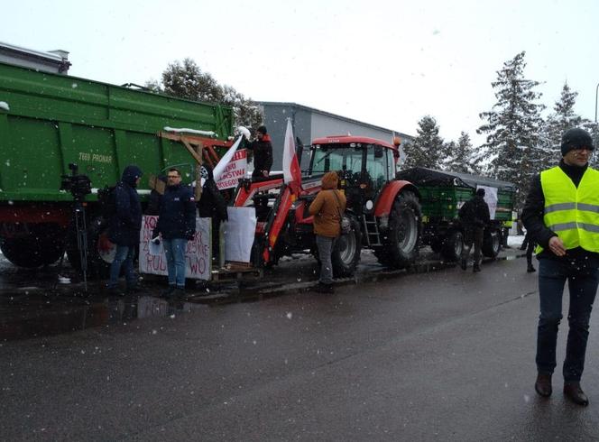 Protest rolników w Hrubieszowie - 9 lutego 2024