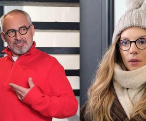 M jak miłość odc. 1858. Sylwia (Hanna Turnau), Adam Werner (Jacek Kopczyński)