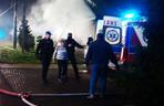 Pożar budynku wielorodzinnego w Hajnówce. Mieszkańców ewakuowali policjanci [ZDJĘCIA]