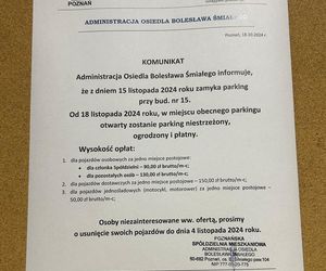 Mieszkańcy osiedla Bolesława Śmiałego zaskoczeni płatnym parkingiem