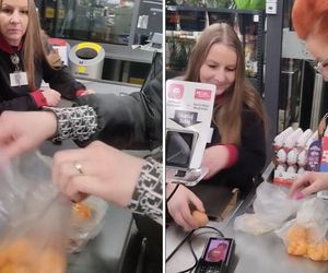 Przyniosła do kasy obrane mandarynki. Reakcja kasjerki bezcenna 