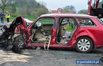 Porsche Macan wypadek w Polsce / zderzenie z Audi A4 Avant