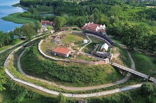 Ruiny zamku w Moryniu (2024 r.)