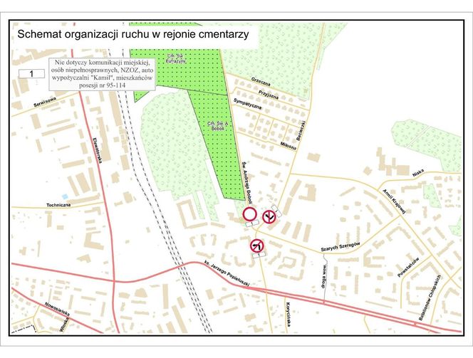Wszystkich Świętych w Białymstoku: policja wprowadza zmiany w ruchu i ostrzega kierowców