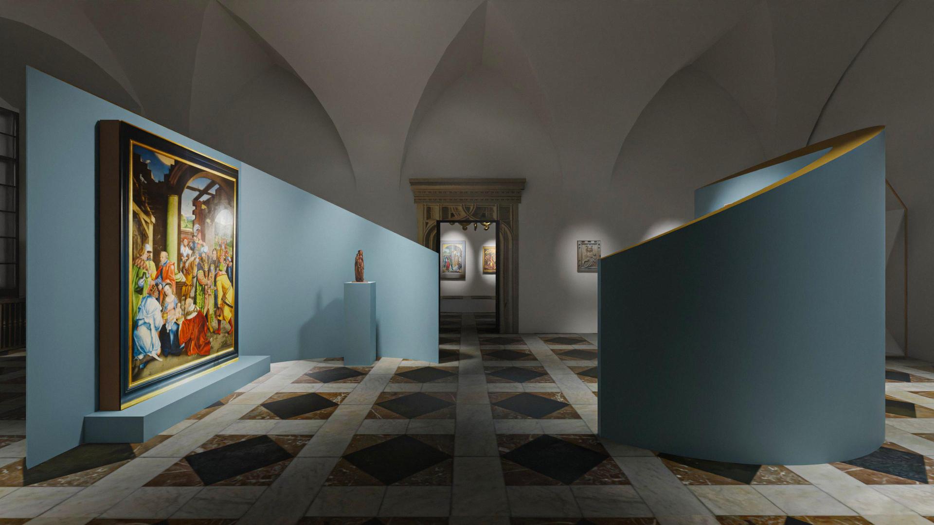 Wystawa „Obraz Złotego Wieku” , proj. nowy motyw. Adam Orlewicz