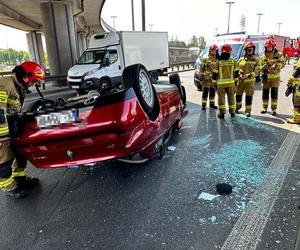  Lambo za 1,5 mln rozbite, alfa romeo na dachu. Wielkie kraksy w Warszawie