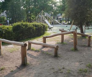 Plac zabaw w Parku Planty