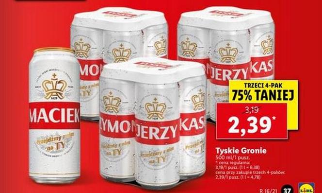 Piwo Tyskie Gronie
