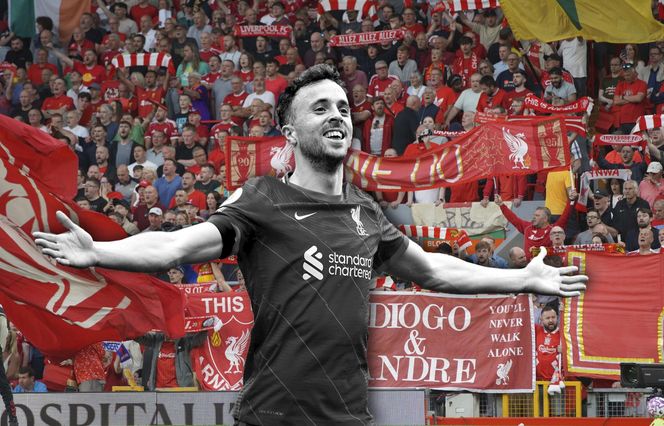 Tak kibice Liverpoolu upamiętnili Diego Jotę