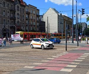 Strajk MOPS Łódź 22.06.