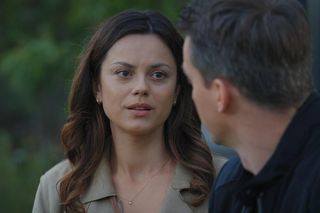 M jak miłość odc. 1880. Mariusz (Mateusz Mosiewicz), Kasia (Paulina Lasota)