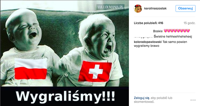 Mecz Polska - Szwajcaria! Tak kibicowały gwiazdy!