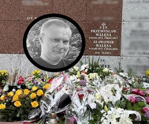 Sławomir Wałęsa spoczął obok brata. Lech Wałęsa płakał nad urną syna