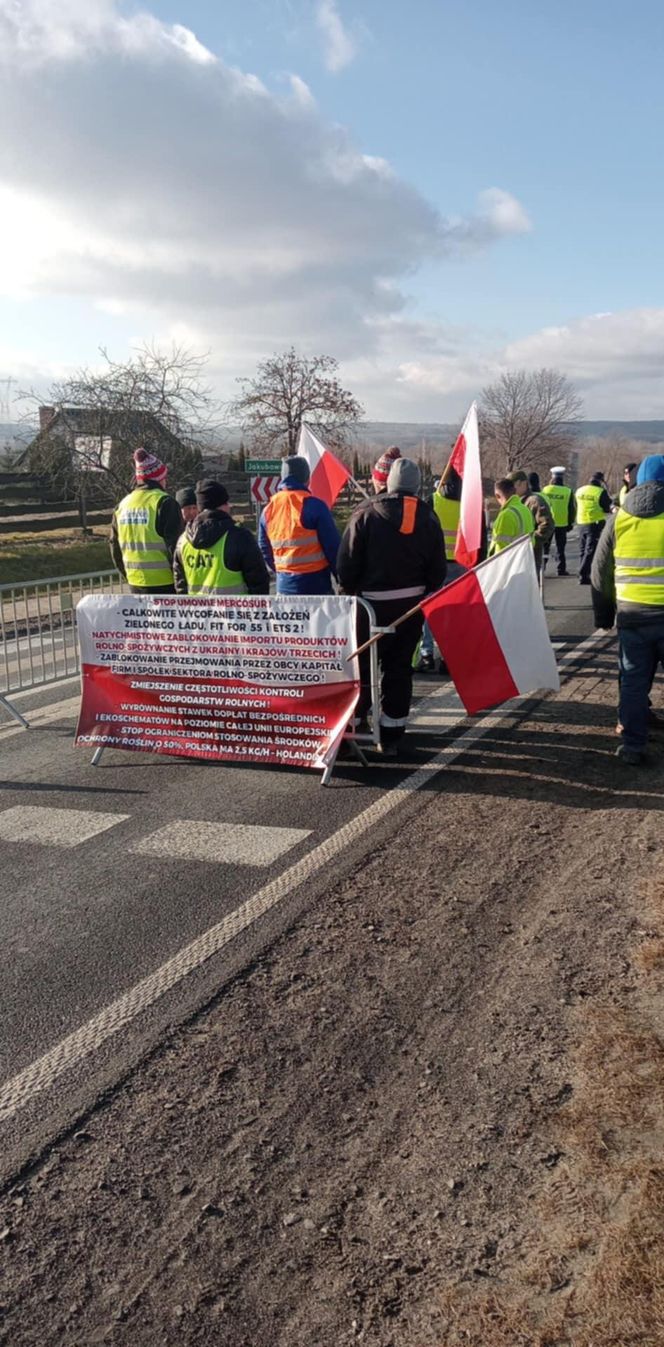 Protesty rolników w woj. lubelskim 13.12.2024