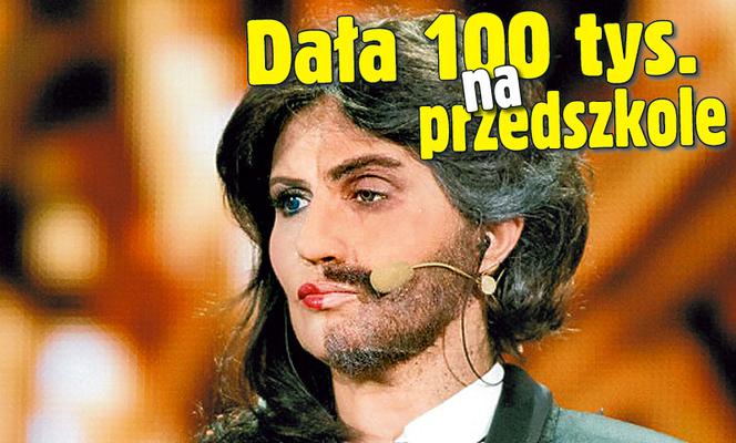 Dała 100 tys. na przedszkole