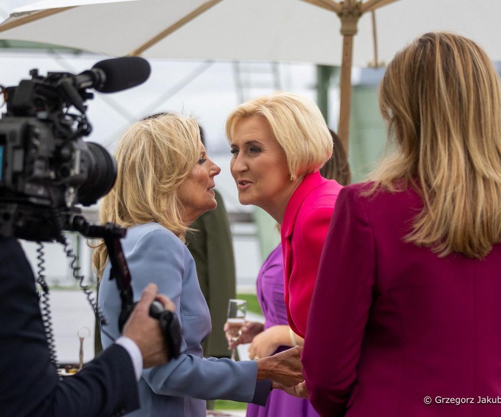 Agata Duda na przyjęciu u Jill Biden 