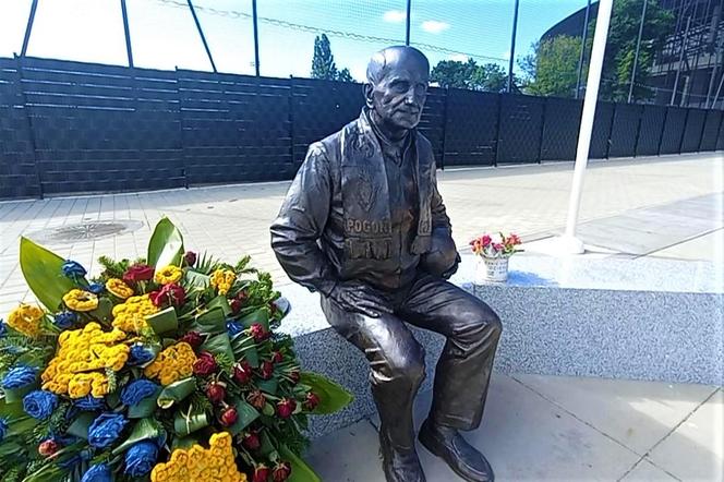 Tak wygląda pomnik Floriana Krygiera, legendarnego trenera szczecińskiej Pogoni
