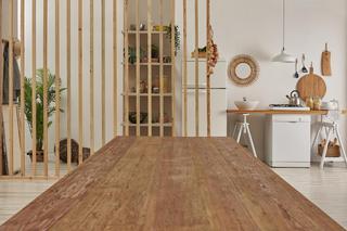 Ścianka działowa z lameli - zdjęcia