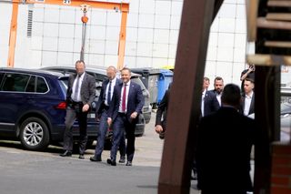 Zjechali na spotkanie do siedziby PiS na Nowogrodzką