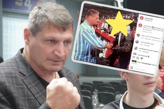 Niepublikowane zdjęcie Andrzeja Gołoty z gwiazdą światowego kina! Spotkali się na finałach NBA, w których czarował Michael Jordan