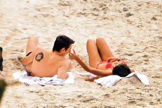 Leo Messi grzeje się na plaży