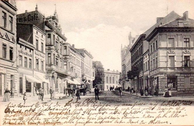 Ulica 11 Listopada w Olsztynie dawniej wyglądała zupełnie inaczej. Nosiła imię niemieckiego inżyniera