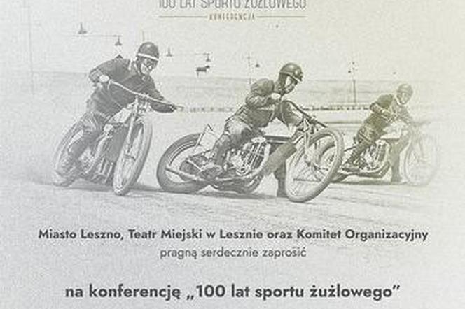 ​Będą opowiadać w Lesznie o czarnym sporcie, tym dawnym i współczesnym. 100 lat sportu żużlowego