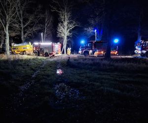 Ciężarówka płonęła jak pochodnia! Droga była zablokowana