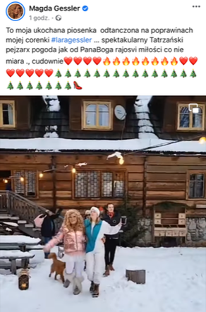 Tak Lara Gessler bawiła się na swoich poprawinach