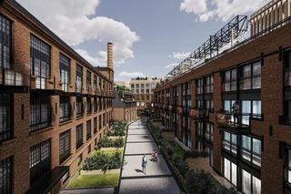 Lofty w Fabryce Jedwabiu w Łodzi, wizualizacja