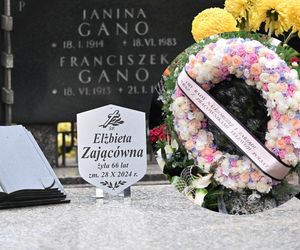 Wyjątkowy wieniec na pogrzebie Elżbiety Zającówny. Piękna symbolika