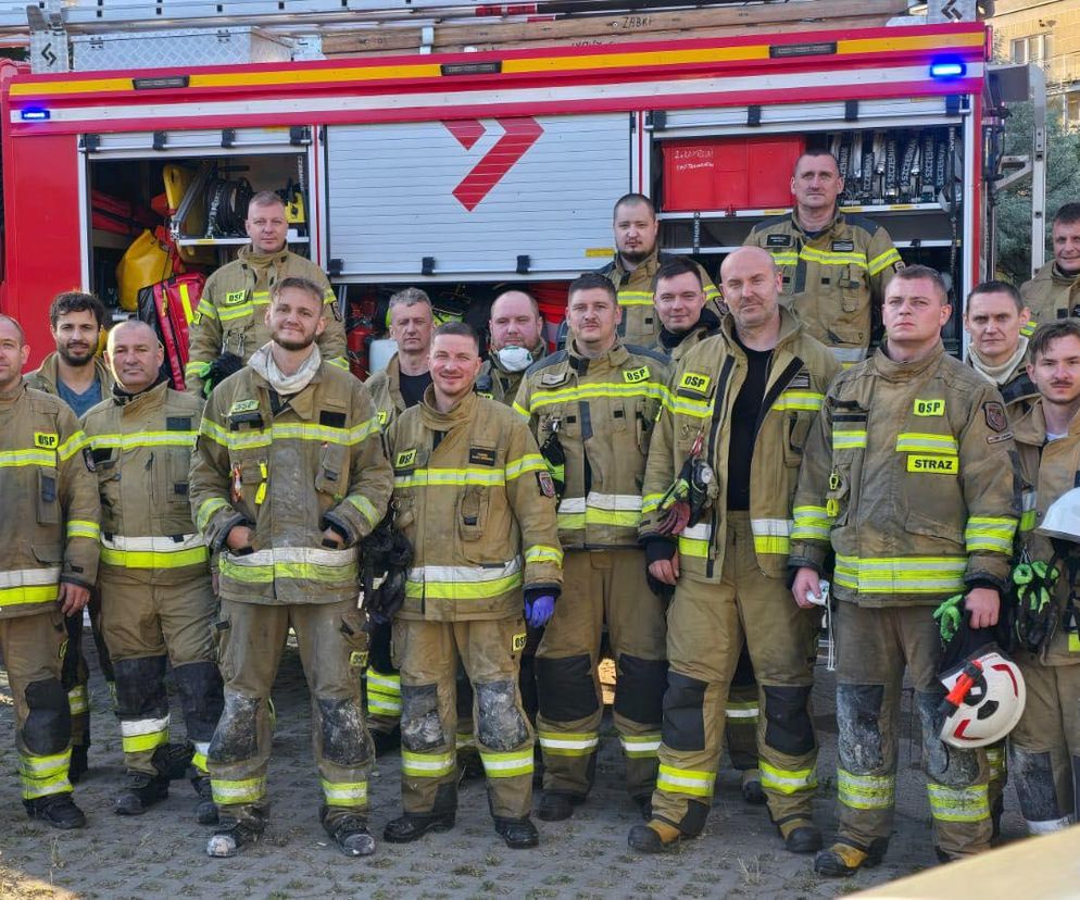Bohaterscy strażacy z OSP Ząbki