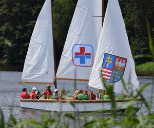 Półkolonie z WOPR nad zalewem w Cedzynie koło Kielc