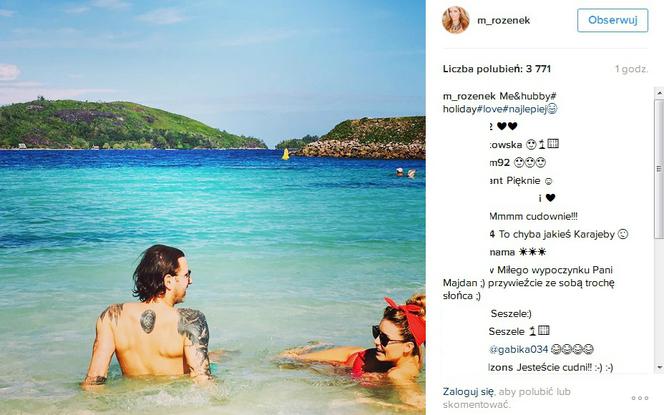 Rajska podróż poślubna Rozenek