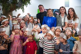 Marta Nawrocka odwiedziła przedszkole