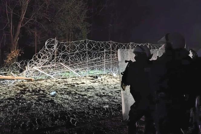 szturm na granice w okolicach Czeremchy