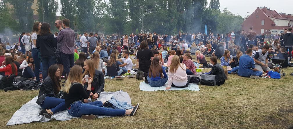 Królewskie grillowanie na Blokadzie Łużyka w Bydgoszczy [ZDJĘCIA]